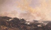 Philip James de Loutherbourg Warley Camp The Mock Attack (mk25) oil